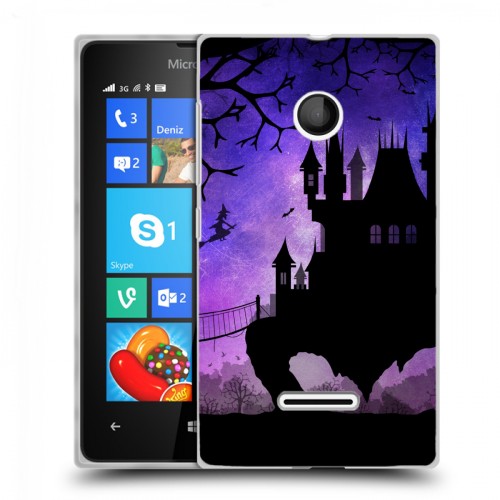 Дизайнерский пластиковый чехол для Microsoft Lumia 435 Фантастические силуэты