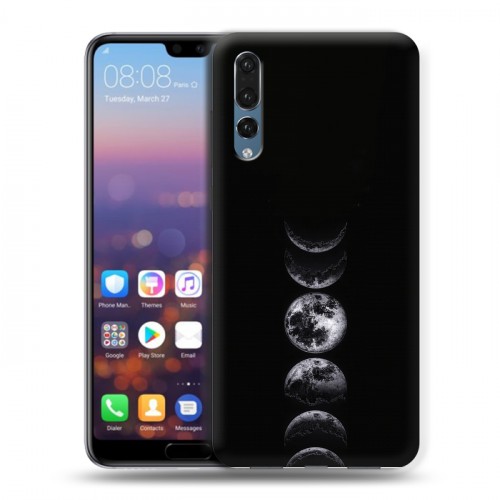 Дизайнерский силиконовый с усиленными углами чехол для Huawei P20 Pro женский