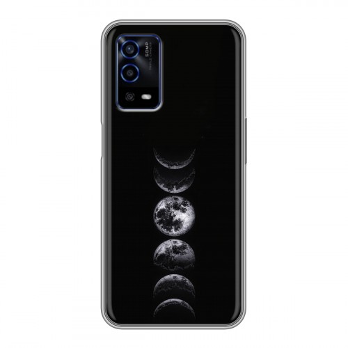 Дизайнерский силиконовый с усиленными углами чехол для OPPO A55 женский