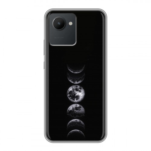 Дизайнерский силиконовый с усиленными углами чехол для Realme C30 женский