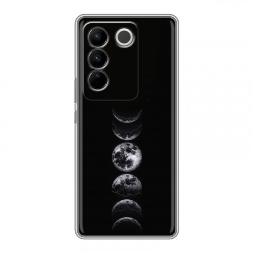 Дизайнерский силиконовый с усиленными углами чехол для Vivo V27 женский