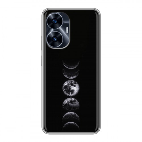 Дизайнерский силиконовый чехол для Realme C55 женский