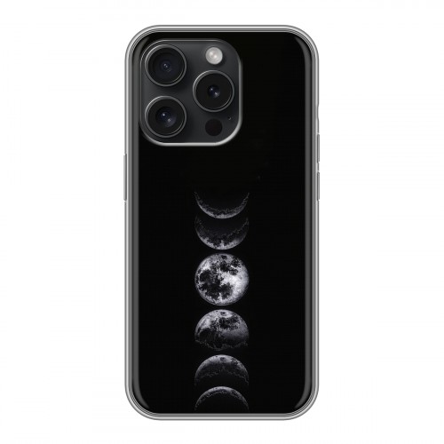 Дизайнерский силиконовый чехол для Iphone 15 Pro женский