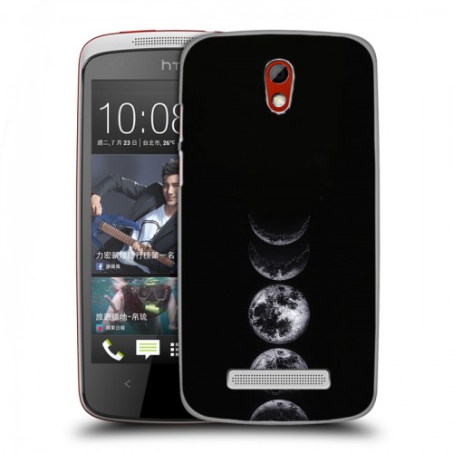 Дизайнерский пластиковый чехол для HTC Desire 500 женский