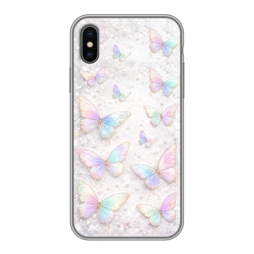Дизайнерский силиконовый чехол для Iphone x10 женский