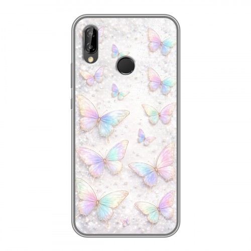 Дизайнерский силиконовый чехол для Huawei P20 Lite женский