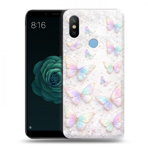 Дизайнерский силиконовый чехол для Xiaomi Mi A2 женский