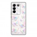 Дизайнерский силиконовый с усиленными углами чехол для Vivo V27 женский