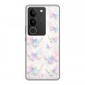 Дизайнерский силиконовый с усиленными углами чехол для Vivo V29 женский