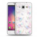 Дизайнерский пластиковый чехол для LG L60 женский