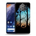 Дизайнерский силиконовый чехол для Nokia 9 PureView Фантастические силуэты