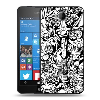 Дизайнерский силиконовый чехол для Microsoft Lumia 650 Куклы Вуду (на заказ)