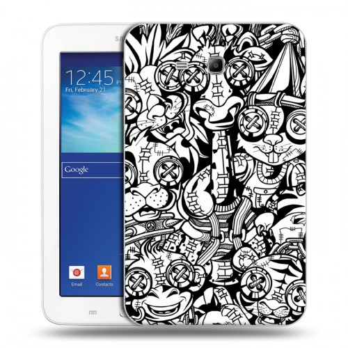 Дизайнерский силиконовый чехол для Samsung Galaxy Tab 3 Lite Куклы Вуду