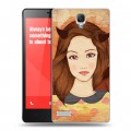 Дизайнерский силиконовый чехол для Xiaomi RedMi Note Дьявольские красавицы