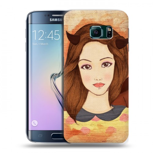 Дизайнерский пластиковый чехол для Samsung Galaxy S6 Edge Дьявольские красавицы