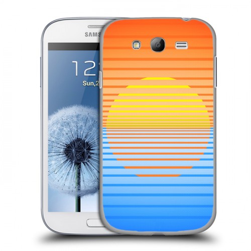 Дизайнерский пластиковый чехол для Samsung Galaxy Grand Динамические полосы
