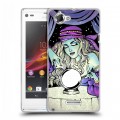 Дизайнерский пластиковый чехол для Sony Xperia L Совы и волшебницы