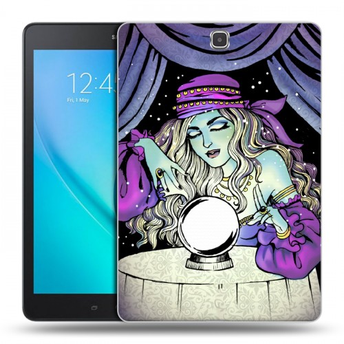 Дизайнерский силиконовый чехол для Samsung Galaxy Tab A 9.7 Совы и волшебницы