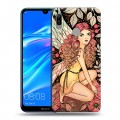 Дизайнерский пластиковый чехол для Huawei Y6 (2019) Совы и волшебницы