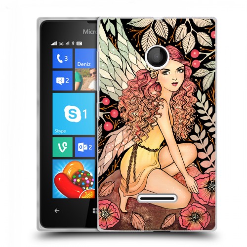 Дизайнерский пластиковый чехол для Microsoft Lumia 435 Совы и волшебницы