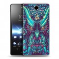 Дизайнерский пластиковый чехол для Sony Xperia TX Совы и волшебницы