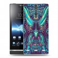 Дизайнерский пластиковый чехол для Sony Xperia S Совы и волшебницы