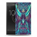 Дизайнерский пластиковый чехол для Sony Xperia XZs Совы и волшебницы