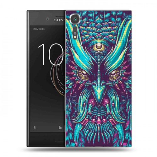 Дизайнерский пластиковый чехол для Sony Xperia XZs Совы и волшебницы