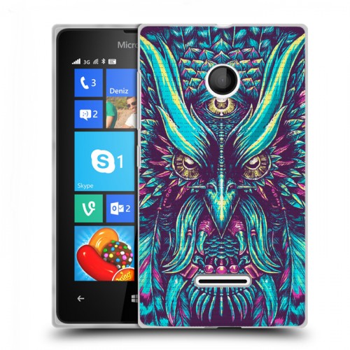 Дизайнерский пластиковый чехол для Microsoft Lumia 435 Совы и волшебницы