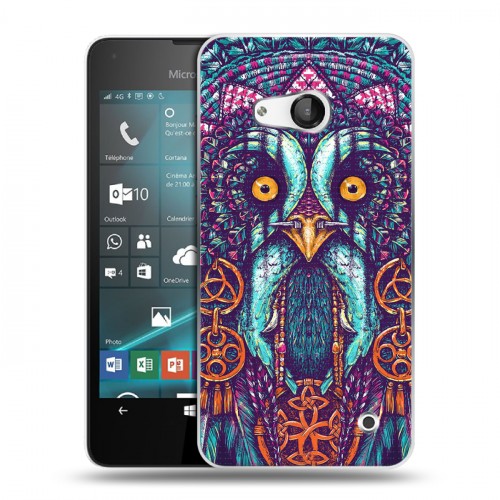 Дизайнерский пластиковый чехол для Microsoft Lumia 550 Совы и волшебницы