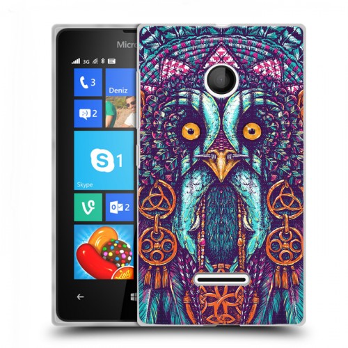 Дизайнерский пластиковый чехол для Microsoft Lumia 435 Совы и волшебницы