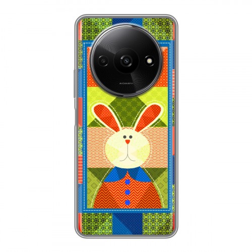 Дизайнерский пластиковый чехол для Xiaomi RedMi A3 Пасхальные кролики