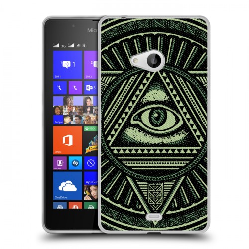 Дизайнерский пластиковый чехол для Microsoft Lumia 540 Всевидящее око