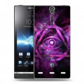 Дизайнерский пластиковый чехол для Sony Xperia S Всевидящее око