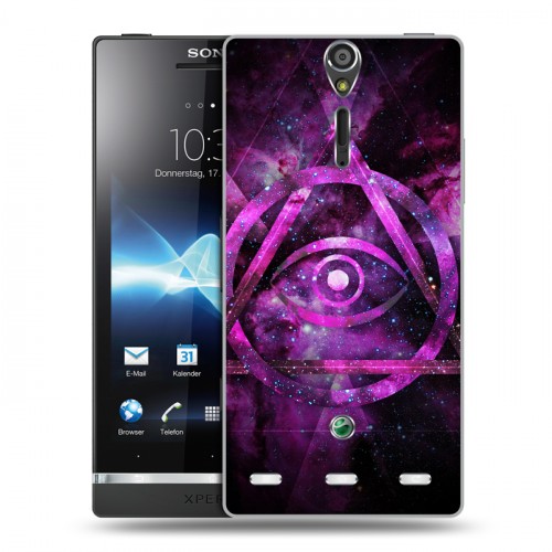 Дизайнерский пластиковый чехол для Sony Xperia S Всевидящее око