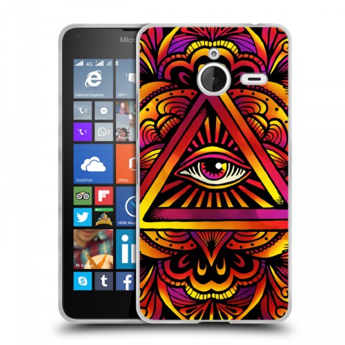 Дизайнерский пластиковый чехол для Microsoft Lumia 640 XL Всевидящее око