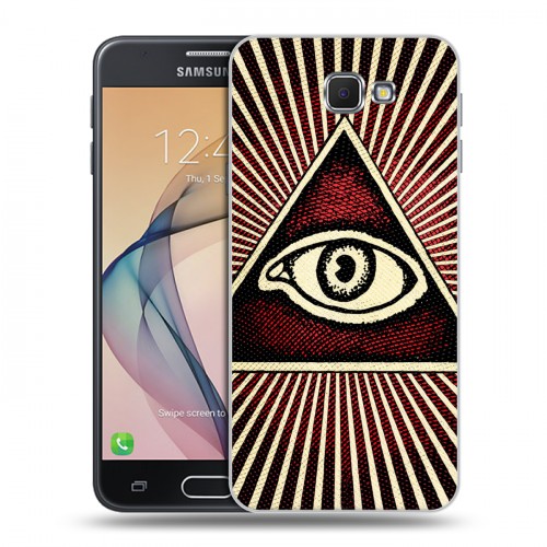 Дизайнерский пластиковый чехол для Samsung Galaxy J5 Prime Всевидящее око