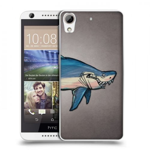 Дизайнерский силиконовый чехол для HTC Desire 626 Акулы