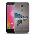 Дизайнерский силиконовый чехол для Lenovo K6 Акулы