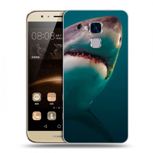 Дизайнерский пластиковый чехол для Huawei Honor 5C Акулы