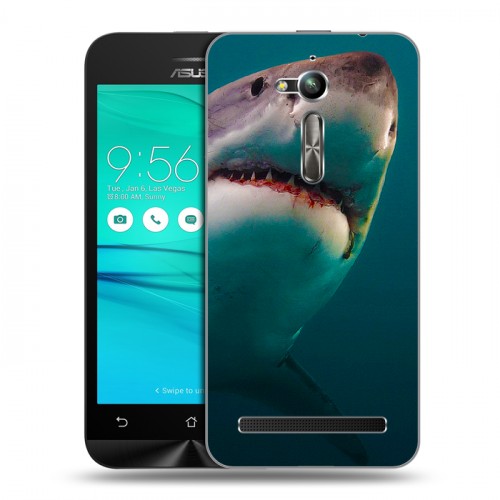 Дизайнерский пластиковый чехол для ASUS ZenFone Go ZB500KL Акулы