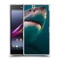 Дизайнерский пластиковый чехол для Sony Xperia Z Ultra  Акулы