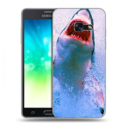 Дизайнерский пластиковый чехол для Samsung Galaxy A3 (2017) Акулы