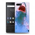 Дизайнерский пластиковый чехол для BlackBerry KEY2 Акулы