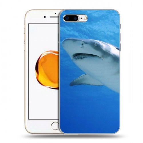 Дизайнерский силиконовый чехол для Iphone 7 Plus / 8 Plus Акулы