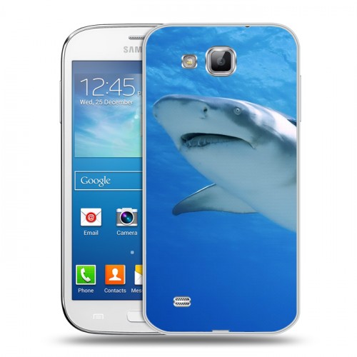 Дизайнерский пластиковый чехол для Samsung Galaxy Premier Акулы