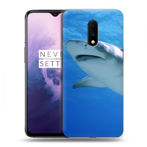 Дизайнерский пластиковый чехол для OnePlus 7 Акулы