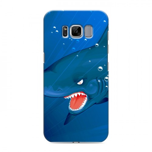 Дизайнерский силиконовый чехол для Samsung Galaxy S8 Акулы