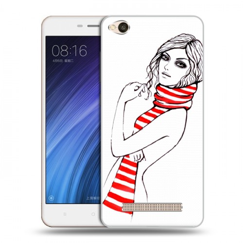 Дизайнерский силиконовый чехол для Xiaomi RedMi 4A Модные иллюстрации