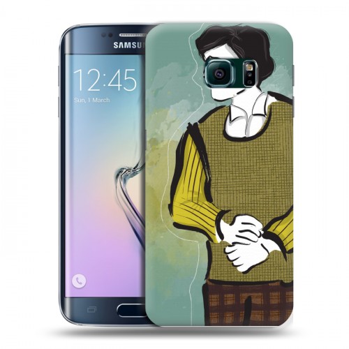 Дизайнерский пластиковый чехол для Samsung Galaxy S6 Edge Модные иллюстрации